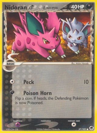 Nidoran M (Delta Species) 057/101 Dragon Frontiers - Common