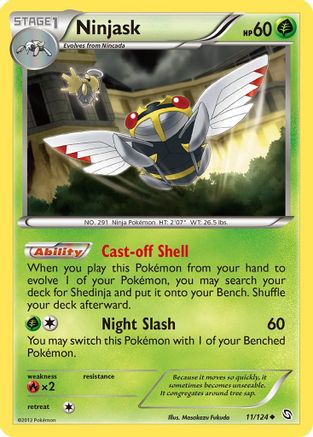 Ninjask 011 Dragons Exalted - Uncommon