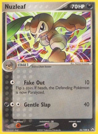 Nuzleaf 036/108 Power Keepers - Uncommon