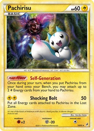 Pachirisu 018/95 - Holofoil Call of Legends - Holo Rare
