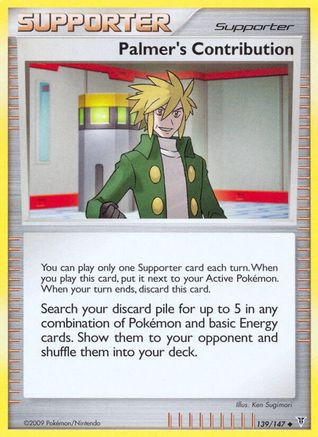 Palmer's Contribution 139 - Reverse Holofoil Supreme Victors - Uncommon