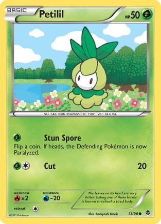 Petilil 013 - Reverse Holofoil Emerging Powers - Common