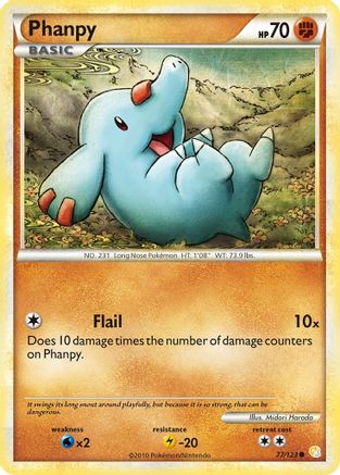 Phanpy 077/123 HeartGold SoulSilver - Common