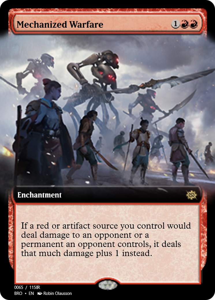 Mechanized Warfare (PRM-105738) - Magic Online Promos Foil