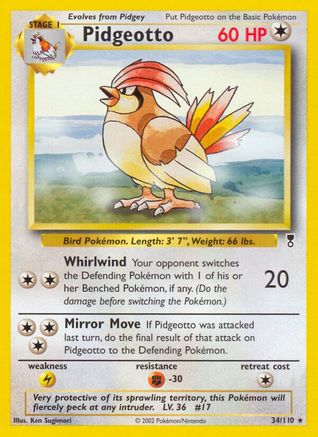 Pidgeotto 034 Legendary Collection - Rare