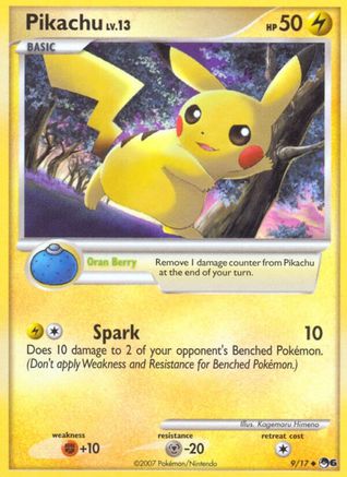 Pikachu 009 - Holofoil POP Series 6 - Common