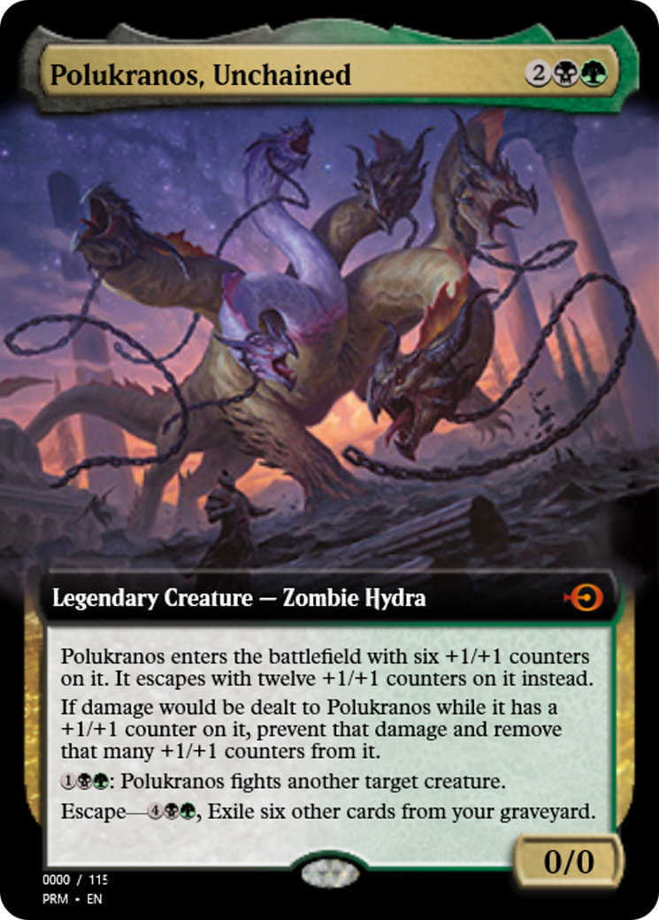 Polukranos, Unchained (PRM-79931) - Magic Online Promos Foil