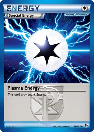 Plasma Energy (Team Plasma) 127/135 - Reverse Holofoil Plasma Storm - Uncommon