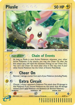 Plusle 008 - Holofoil Dragon - Holo Rare
