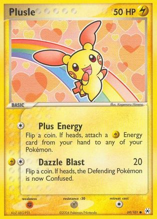 Plusle 069/101 - Reverse Holofoil Hidden Legends - Common