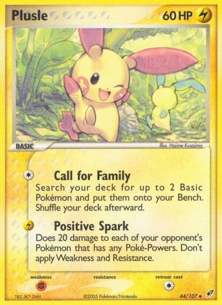 Plusle 044 Deoxys - Uncommon
