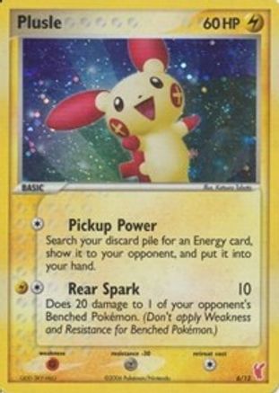 Plusle 006 - Holofoil EX Trainer Kit 2 Plusle & Minun - Common