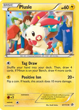 Plusle 047/113 Legendary Treasures - Uncommon