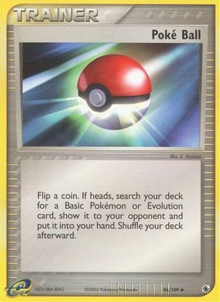 Poke Ball 086 - Reverse Holofoil Ruby and Sapphire - Uncommon