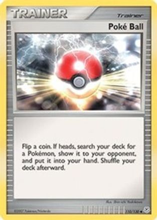 Poke Ball 110/130 - Reverse Holofoil Diamond and Pearl - Uncommon