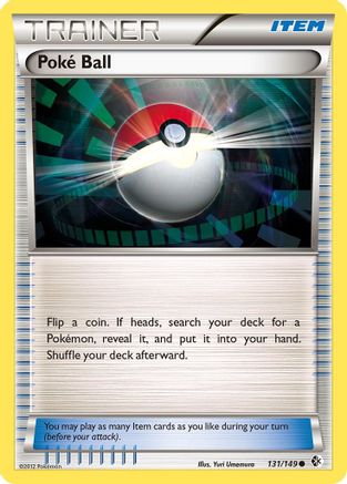 Poke Ball 131 - Reverse Holofoil Boundaries Crossed - Common