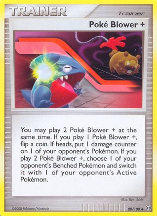 Poke Blower + 088/100 - Reverse Holofoil Stormfront - Uncommon