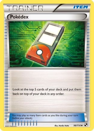 Pokedex 098 Black and White - Uncommon