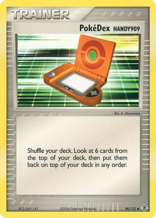 PokeDex (HANDY909) 096 - Reverse Holofoil FireRed & LeafGreen - Uncommon
