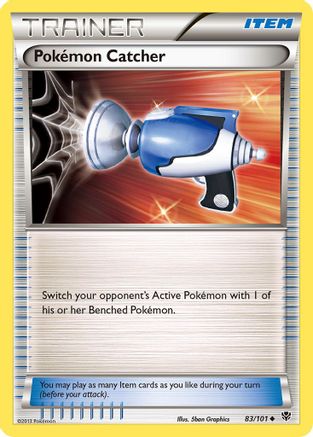 Pokemon Catcher 083/101 - Reverse Holofoil Plasma Blast - Uncommon