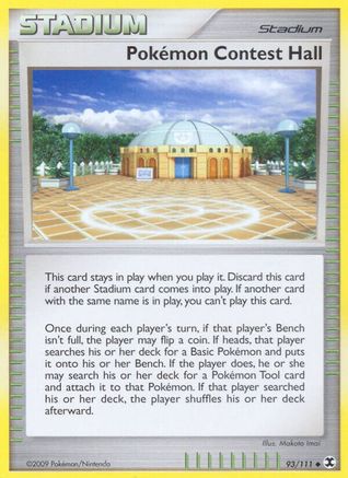 Pokemon Contest Hall 093 - Reverse Holofoil Rising Rivals - Uncommon