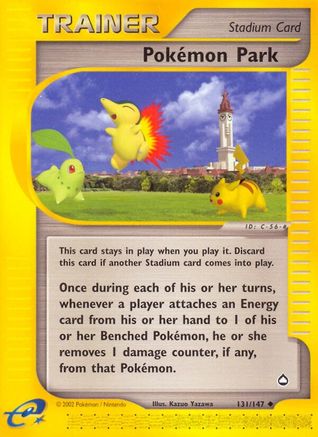 Pokemon Park 131 - Reverse Holofoil Aquapolis - Uncommon