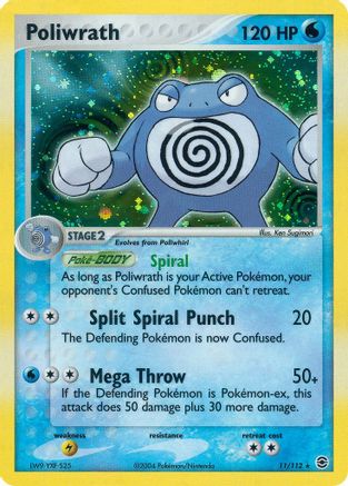 Poliwrath 011 - Holofoil FireRed & LeafGreen - Holo Rare