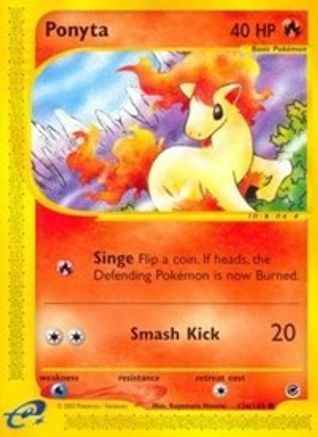 Ponyta 126/165 - Reverse Holofoil Expedition - Common