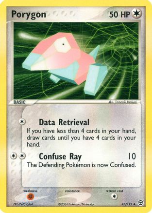 Porygon 047 FireRed & LeafGreen - Uncommon