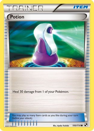 Potion 100/114 - Reverse Holofoil Black and White - Common