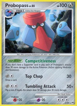 Probopass 007 - Holofoil Arceus - Holo Rare