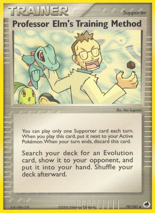 Professor Elm's Training Method 079/101 - Reverse Holofoil Dragon Frontiers - Uncommon