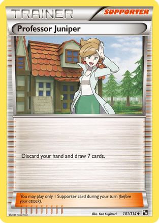Professor Juniper 101/114 Black and White - Uncommon
