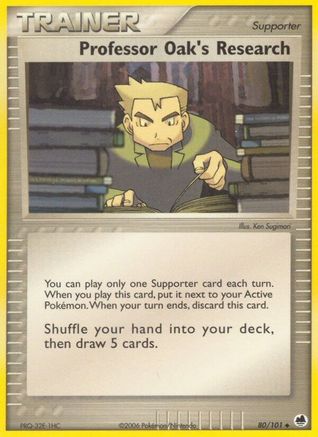 Professor Oak's Research 080 - Reverse Holofoil Dragon Frontiers - Uncommon