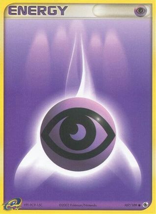 Psychic Energy 107/109 - Reverse Holofoil Ruby and Sapphire - Common