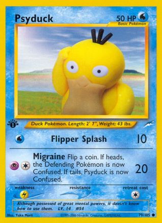 Psyduck 079/105 - Unlimited Neo Destiny - Common