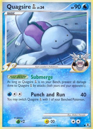 Quagsire GL 076/111 Rising Rivals - Common