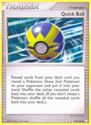 Quick Ball 114/123 Mysterious Treasures - Uncommon