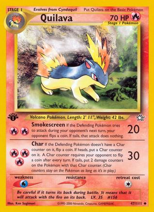 Quilava (47) 047/111 - 1st Edition Neo Genesis - Uncommon