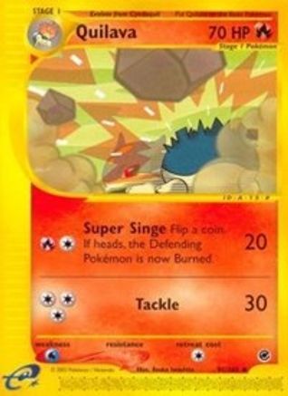 Quilava 091/165 - Reverse Holofoil Expedition - Uncommon
