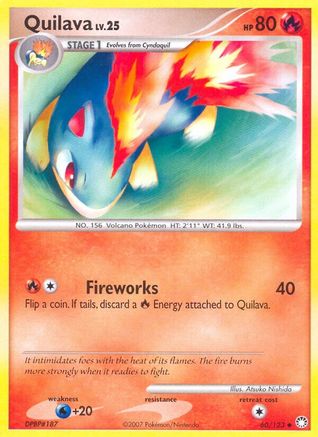Quilava 060 - Reverse Holofoil Mysterious Treasures - Uncommon