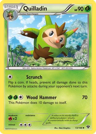 Quilladin 013/146 XY Base Set - Uncommon