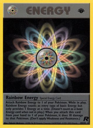 Rainbow Energy (80) 080/82 - 1st Edition Team Rocket - Rare
