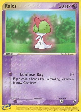 Ralts 066/109 - Reverse Holofoil Ruby and Sapphire - Common