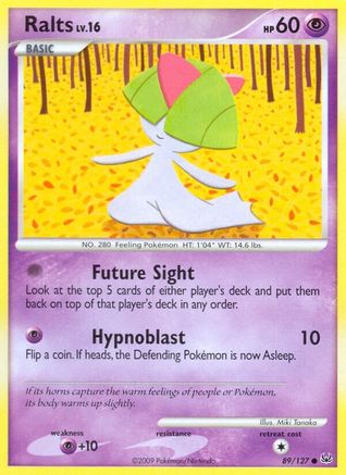 Ralts 089/127 - Reverse Holofoil Platinum - Common