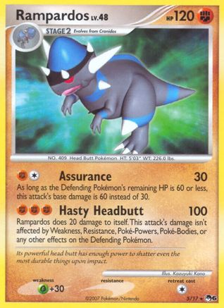 Rampardos 005 POP Series 6 - Rare