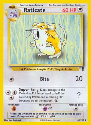 Raticate 061 Legendary Collection - Uncommon