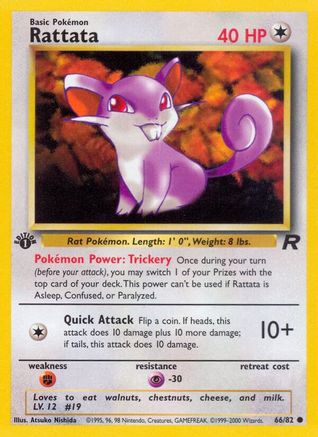 Rattata 066/82 - Unlimited Team Rocket - Common