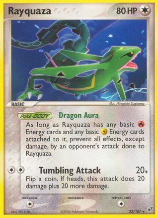 Rayquaza 022/107 Deoxys - Rare