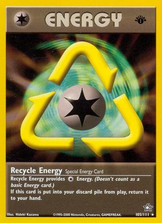Recycle Energy 105/111 - Unlimited Neo Genesis - Rare